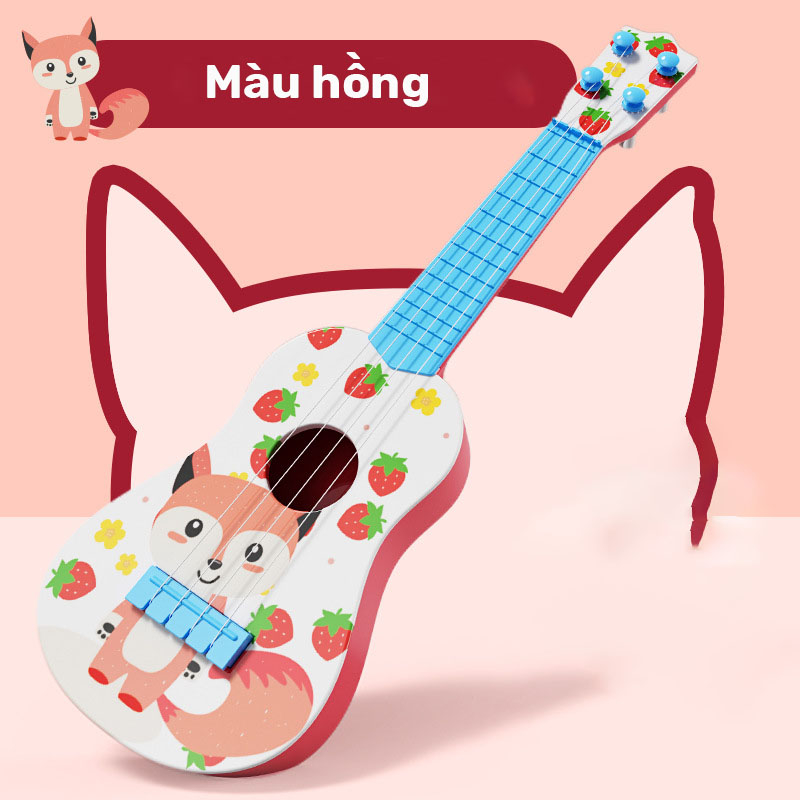 Đàn Guitar Mini 4 Dây Cho Bé Cảm Thụ Âm Nhạc Sớm
