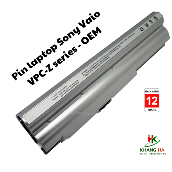 Pin laptop Sony Vaio VPC-Z series – OEM BH 12 THÁNG