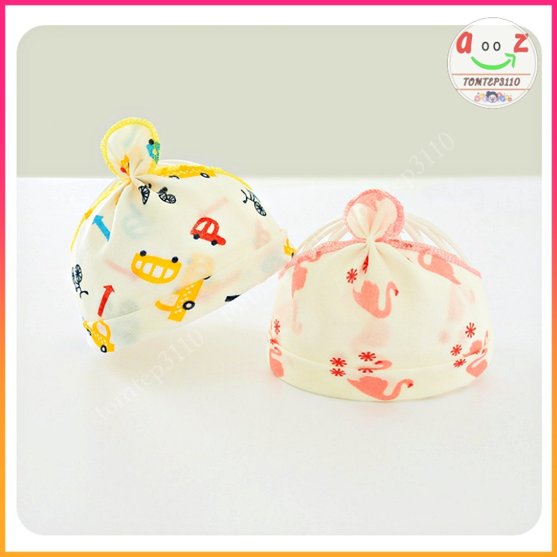 Mũ Che Thóp Sơ Sinh Chất Liệu 100% Cotton Cho Bé 0 - 6M