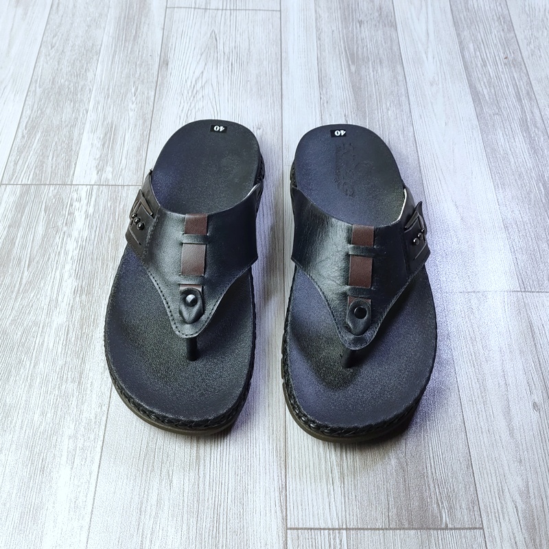 Dép Quai kẹp Nam Da Bò T01