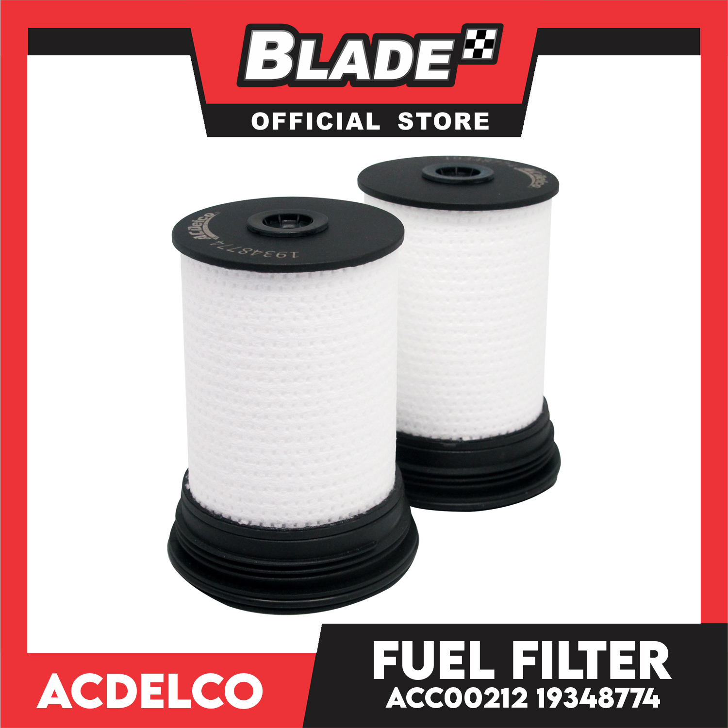 ACDelco Fuel Filter with Cover and Seal ACC00212 19348774 for Chev