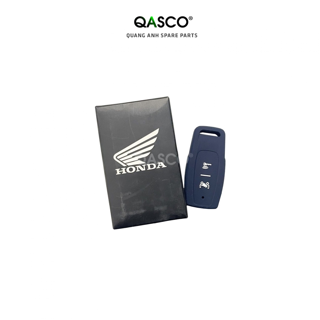 Bọc chìa khóa smartkey 2021+ 2 nút màu xanh honda _10c 2a
