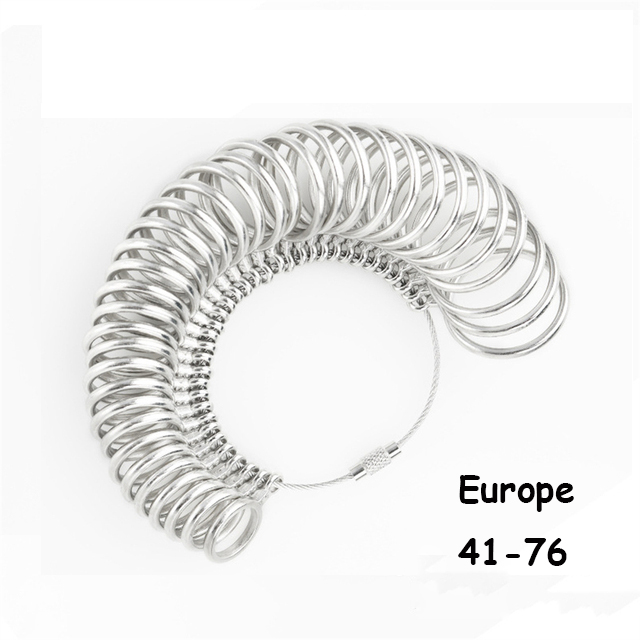 Ring sizer/measure finger size for men and women sizes a-z reusable gauge