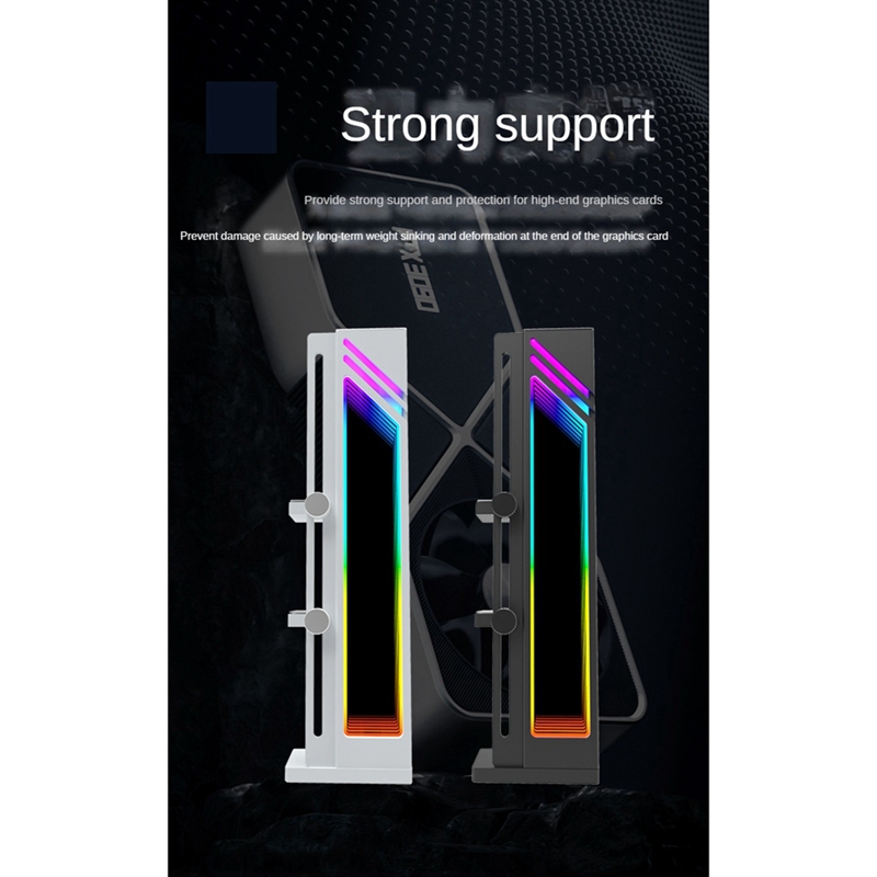 5V ARGB Sync Abyss Effect Computer Video Card Holder PC GPU VGA Graphic Card Support Stand Anti-Drop Bracket