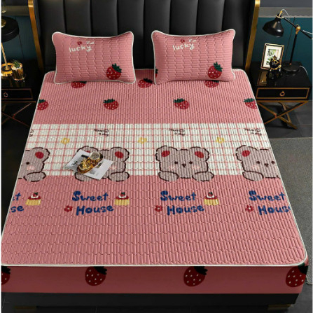 [ TẶNG KÈM 2 VỎ GỐI ] Chiếu Điều Hòa Cao Su Non Bo Chun (1m6/1m8/2m2) Mẫu Mới -