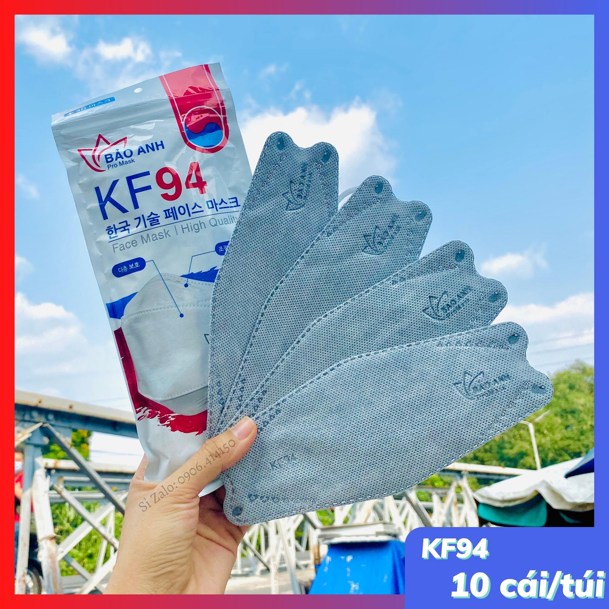 Set 40 cái, 10 cái khẩu trang KF94 , tiêu chuẩn Hàn quốc - Thegioikhautrang.vietnam