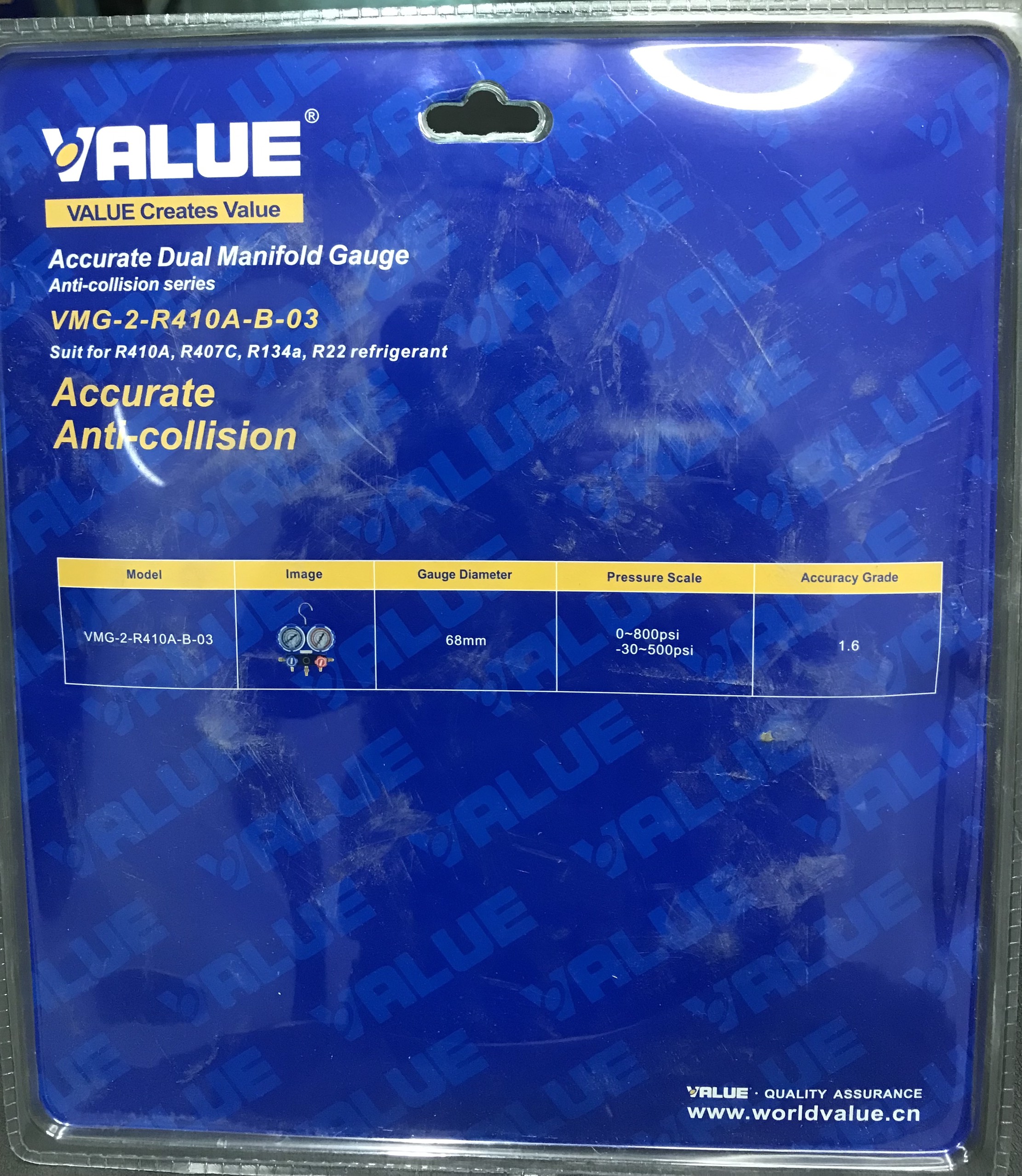 Đồng Hồ Gas Đôi VALUE Model VMG-2-R410A-B-03 (Không Dây)