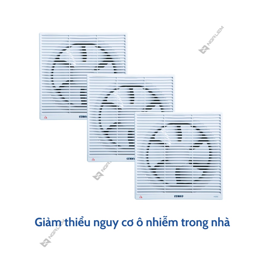 Quạt Hút Tường Thông Gió Senko (H100) [Hàng chính hãng]