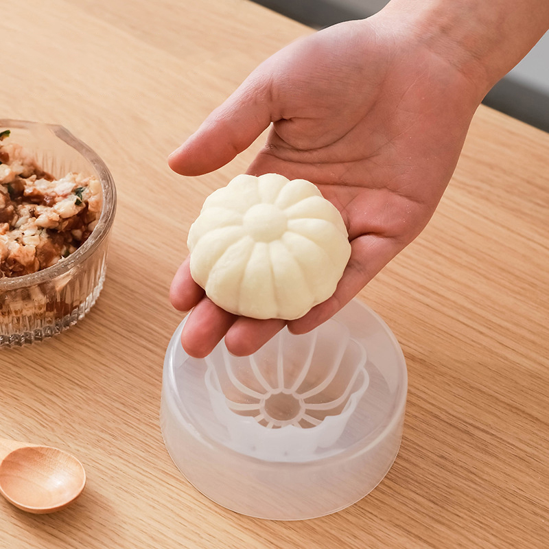 Steamed Stuffed Bun Maker Chinese Baozi Mold Baking Tool Dumpling Moon Cake Making Mould. 