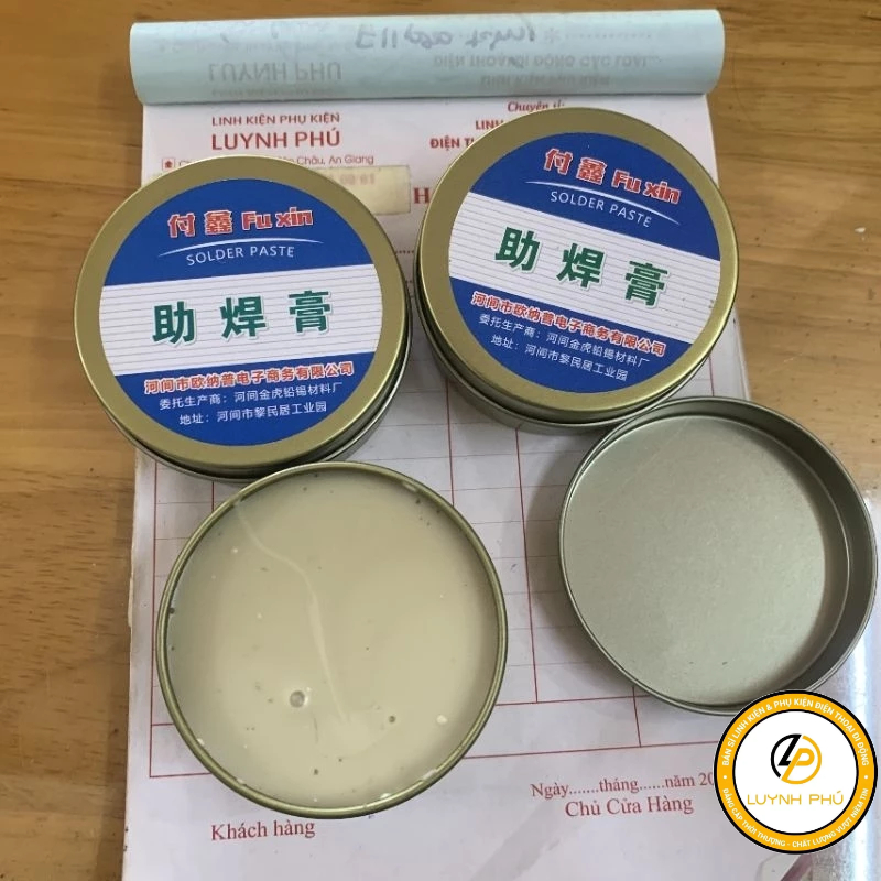 Mỡ hàn siêu dính FUXIN hộp 100g(ảnh thật)