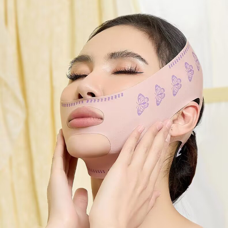 Face Bandage Breathable V Face Band Cheek Lift Up Anti Wrinkle Face Thin Mask Reduce Double Chin V-Line Shaping Bandage. 