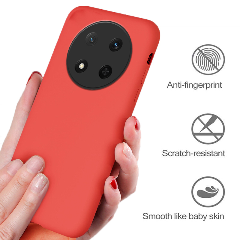 For Honor X9C Case Soft Silicone Liquid Lens Protection Slim For Honor X9C 5G Back cover Phone Cases. 