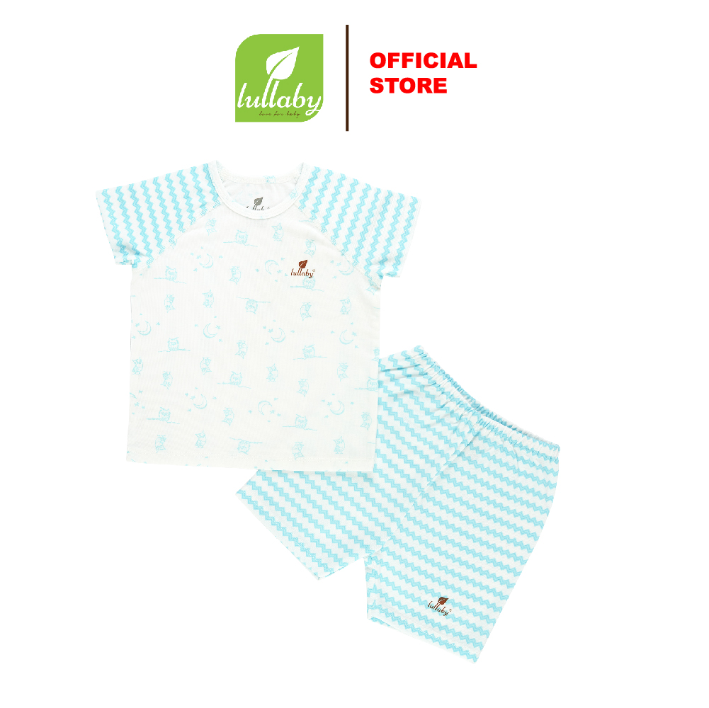 LULLABY - NH352M - Bộ quần áo cộc tay raglan