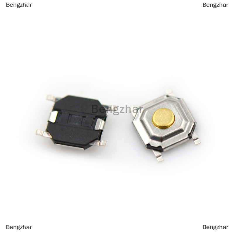 THM 20 chiếc Công tắc cảm ứng ánh sáng 41.5mm nút công tắc Micro bật/tắt công tắc SMD 4 chân
