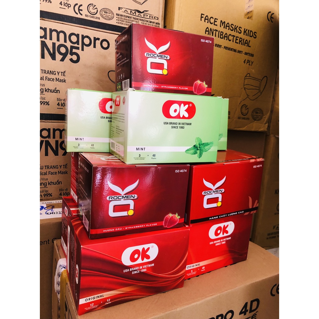 Bao Cao Su OK Original (Hộp 12 Cái)
