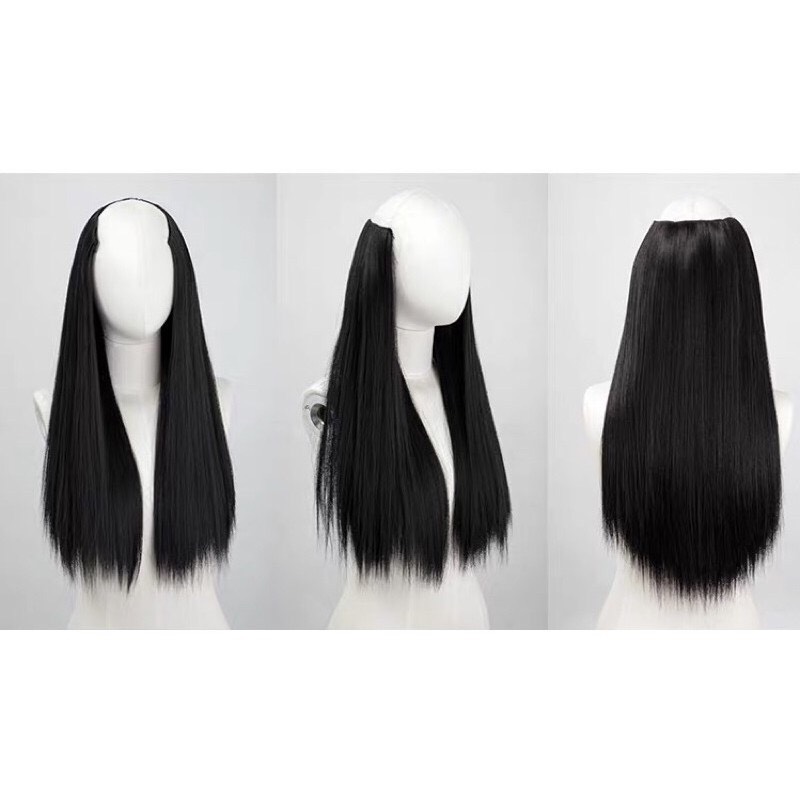 ❤️FREESHIP❤️Tóc giả kẹp u thẳng ms025