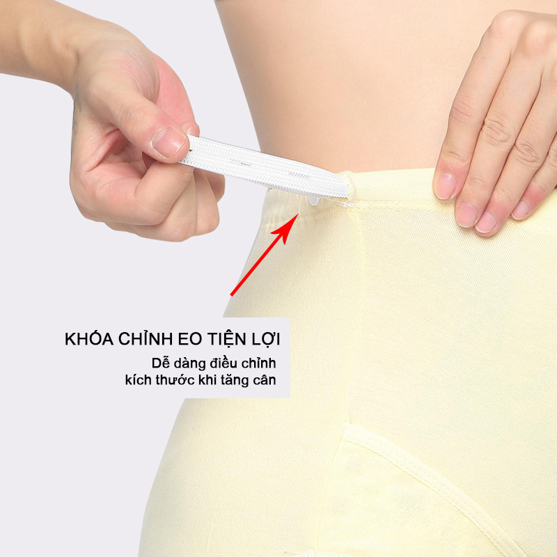 Quần lót bigsize cạp cao cho bà bầu