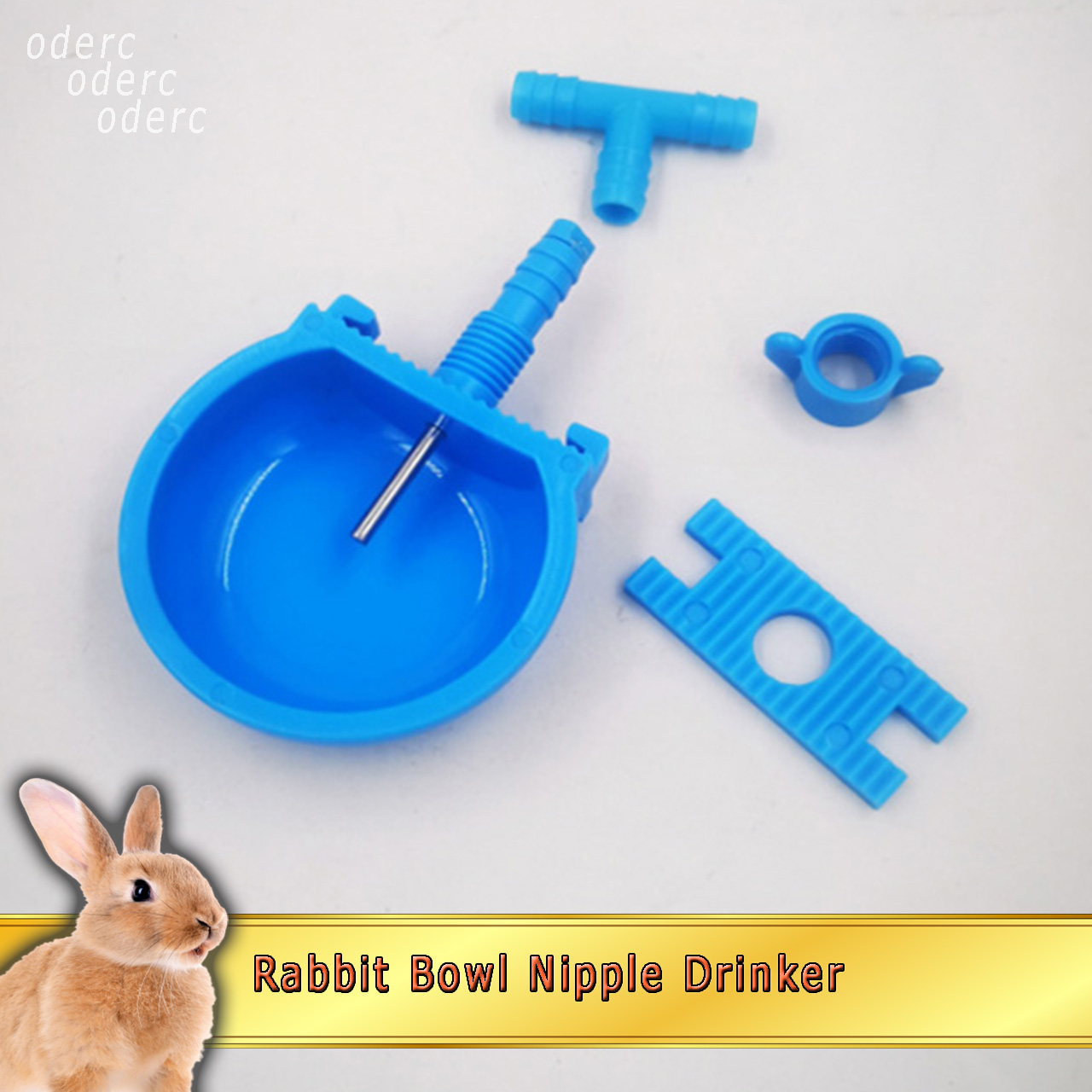 Rabbit Water Bowl Drinker for cage automatic drinking setup (Nipple
