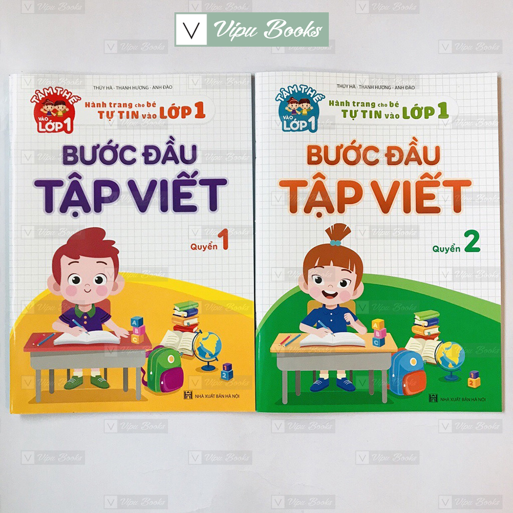Sách - combo 2 quyển bước đầu tập viết - hành trang cho bé tự tin vào lớp 1