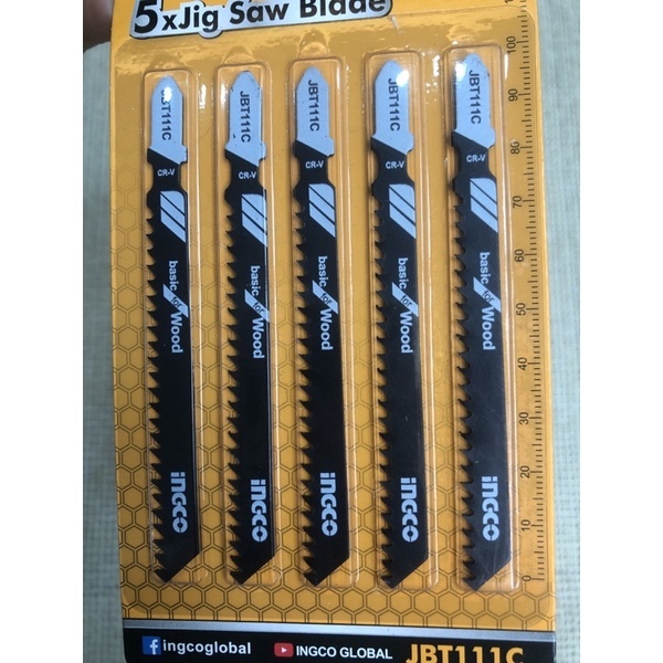 Bộ lưỡi cưa lọng gỗ INGCO JBT111C