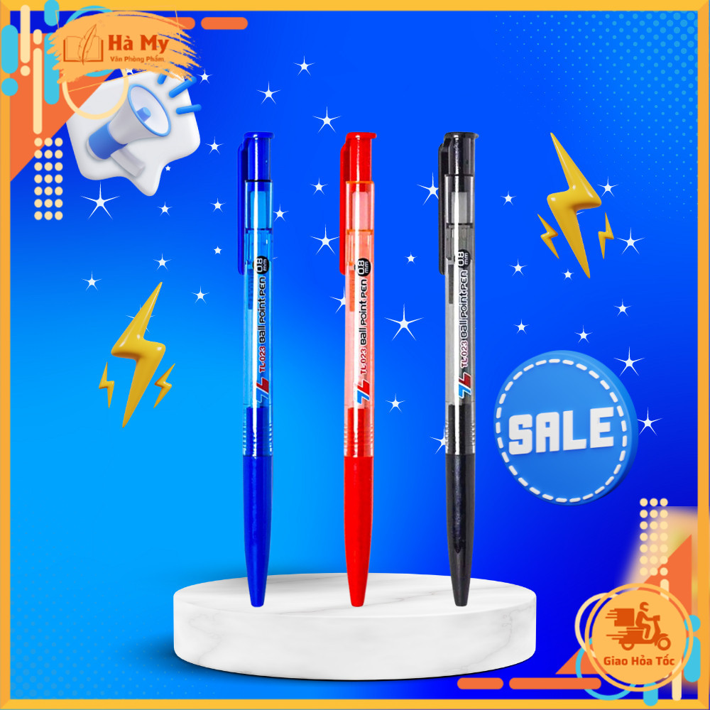(Hộp 20 Cây)- Bút Bi Thiên Long TL-023 Ngòi 0.8mm