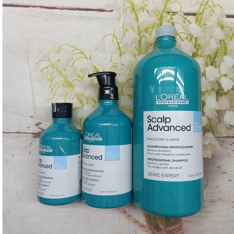 ( Mẫu mới nhất ) Dầu gội dành cho tóc gàu Loreal Professionnel Scalp Advanced 300ml/500ml/1500ml( hàng chính hãng )