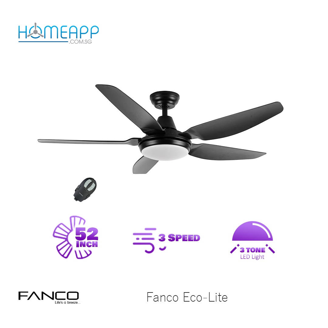 DESIGN Fanco Eco-Lite Ceiling Fan 
