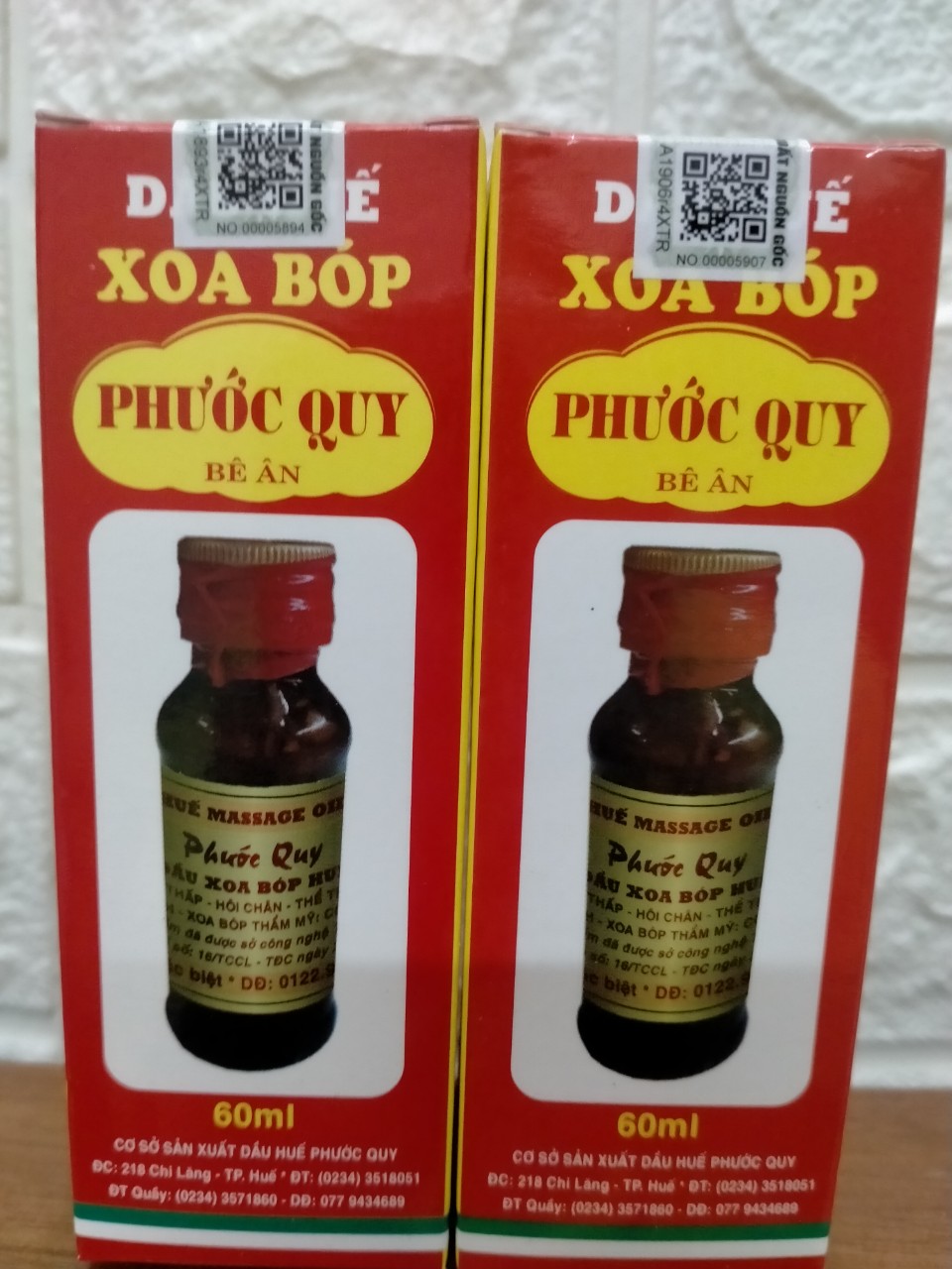 2 Dầu xoa bóp massage Huế Phước Quy