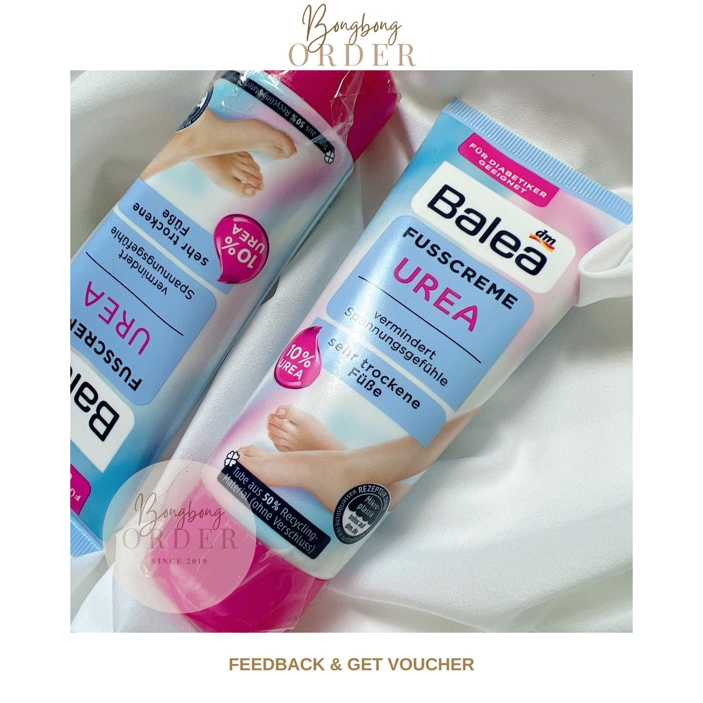 Kem dưỡng da chân Balea Urea 100mL