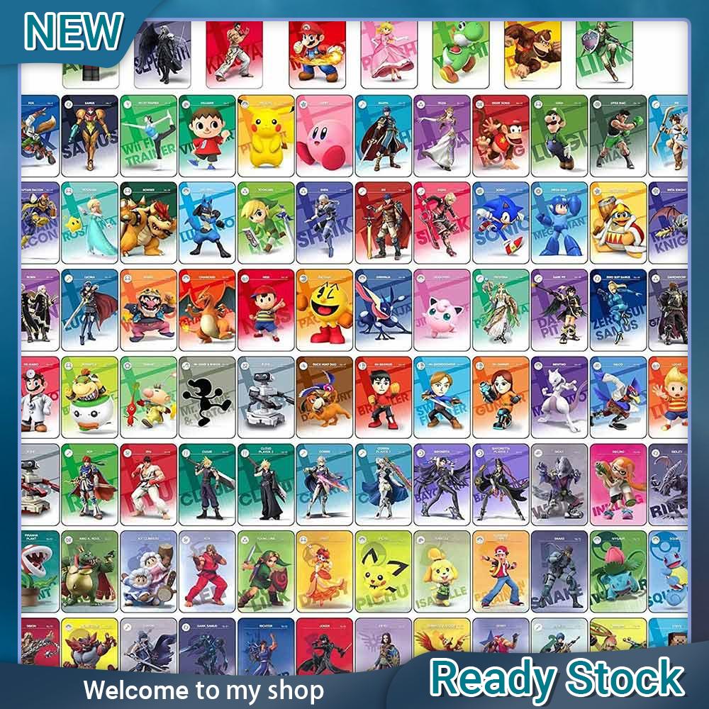 94 chiếc super smash bros amiibo liên kết nfc thẻ nhân vật ns switch wii-u
