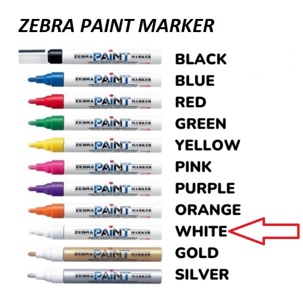 PAINT MARKER FOR STAINLESS STEEL ZEBRA PAINT MARKER Lazada