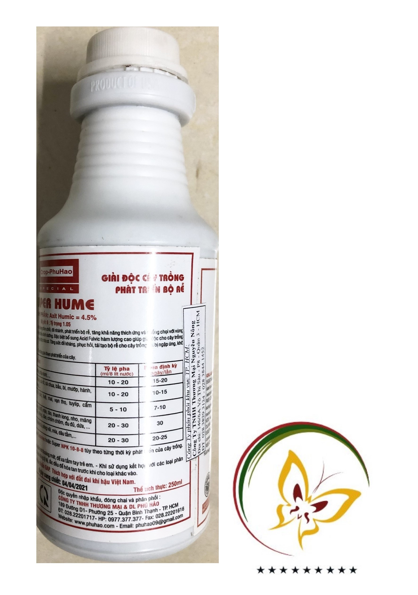 Super Hume - Phân Bón Lá Sinh Học - #537A# 250ml