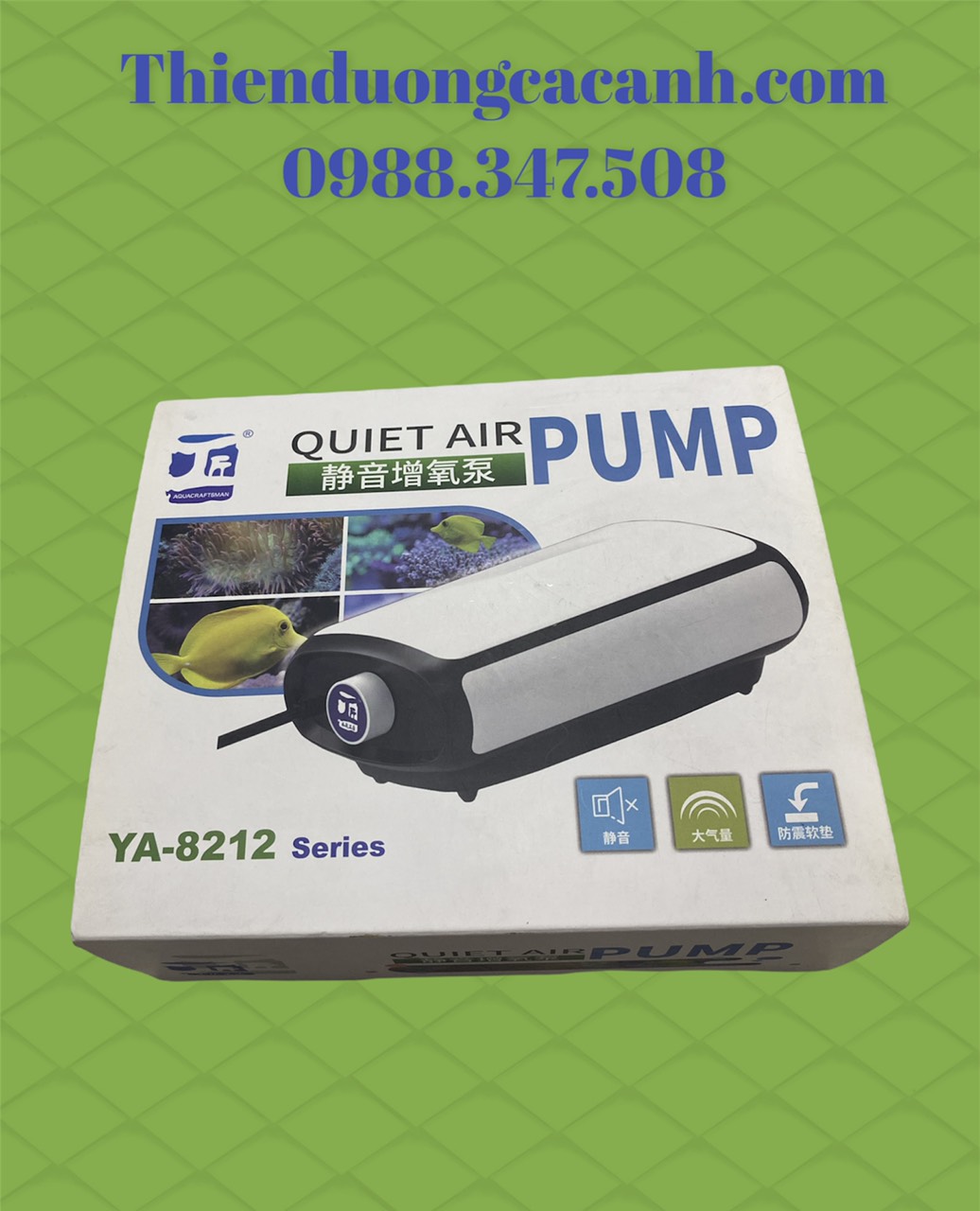 Máy Sủi Oxy Siêu Êm YA-8212 (Tặng Dây-Cục Sủi)