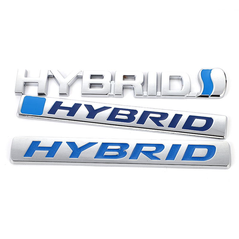 Ibrida Sticker 【Exclusive Offer】3D Metal HYBRID Car Sticker Emblem Badge for Hybrid ...