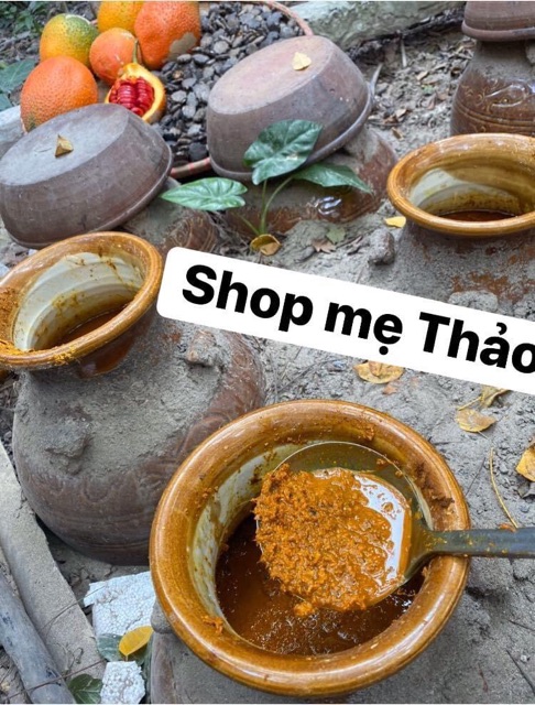 Cốt gừng nghệ gấc hạ thổ handmade