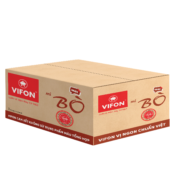 [VOUCHER đến 80K]-Thùng 24 Ly Mì Bò VIFON 60g / Ly