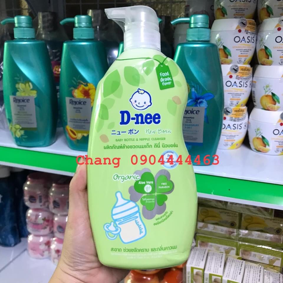Nước rửa bình sữa Dnee Organic túi 600ml / Chai 620ml