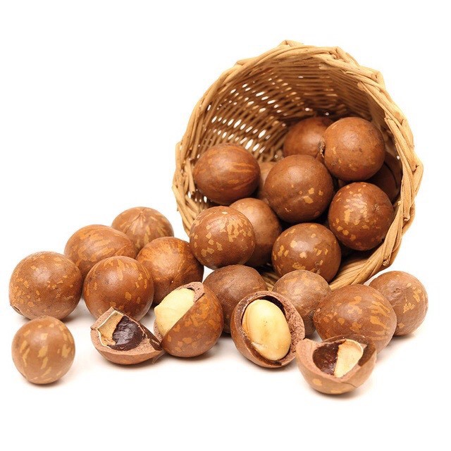 Hạt Mắc Ca - Hạt MacCa Sấy Nứt Lon 500gram