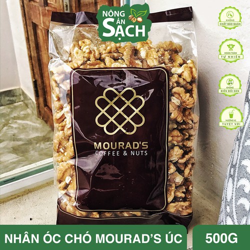 Nhân Óc Chó Vàng Úc Túi 500g