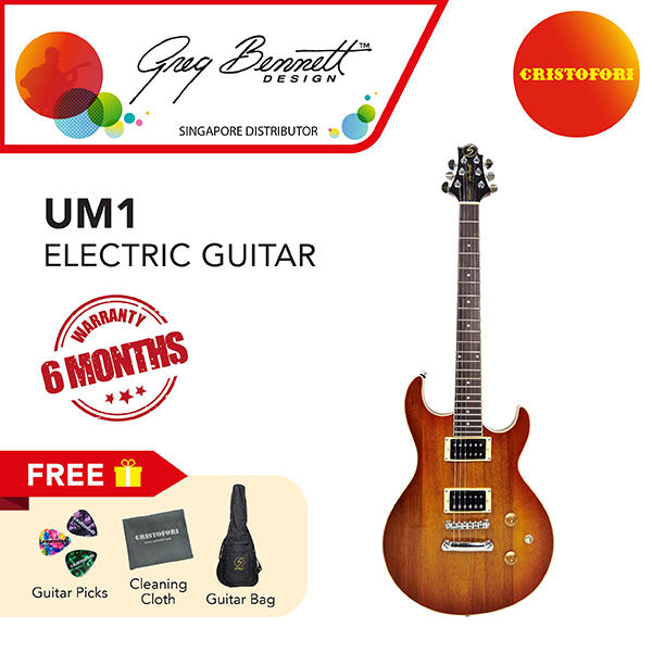 GREG BENNETT UM1 Electric Guitar - Designed in USA, built by the
