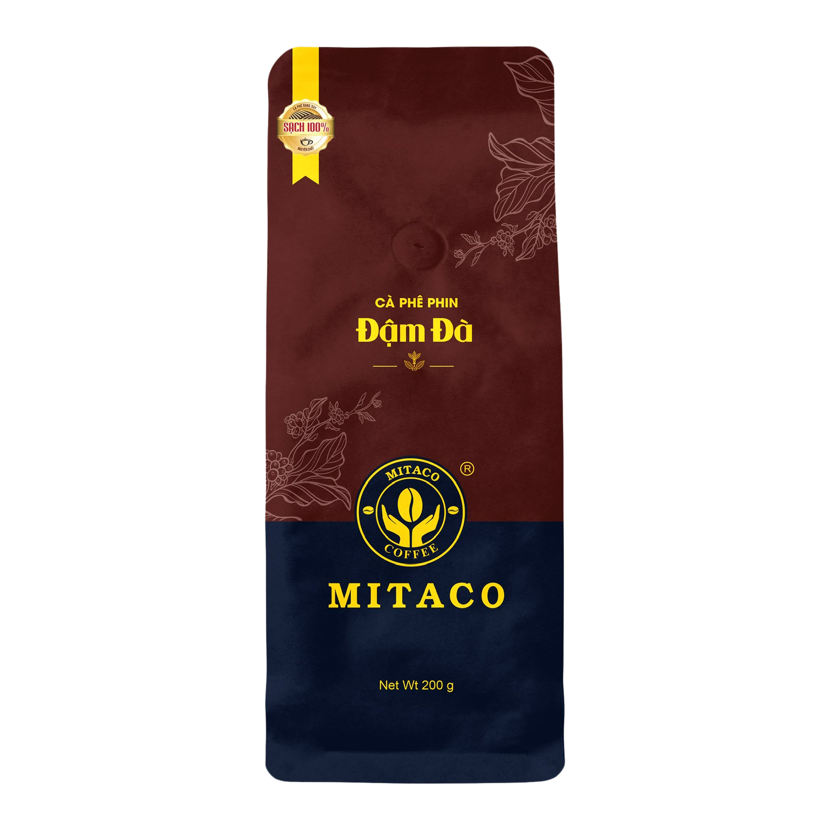 Cà phê pha phin nguyên chất Đậm Đà MITACO COFFEE (Gói 200g) thumbnail