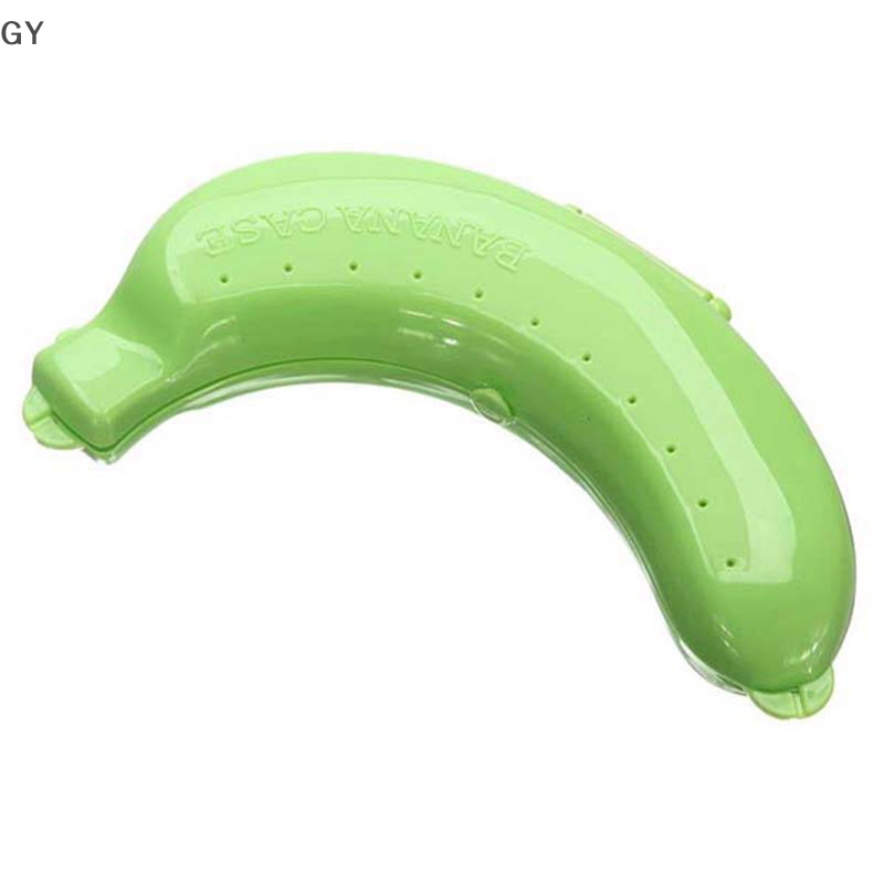 GY [Hot Sale] Cute 3 Colors Fruit Banana Protector Box Holder Case Lunch Container Storage