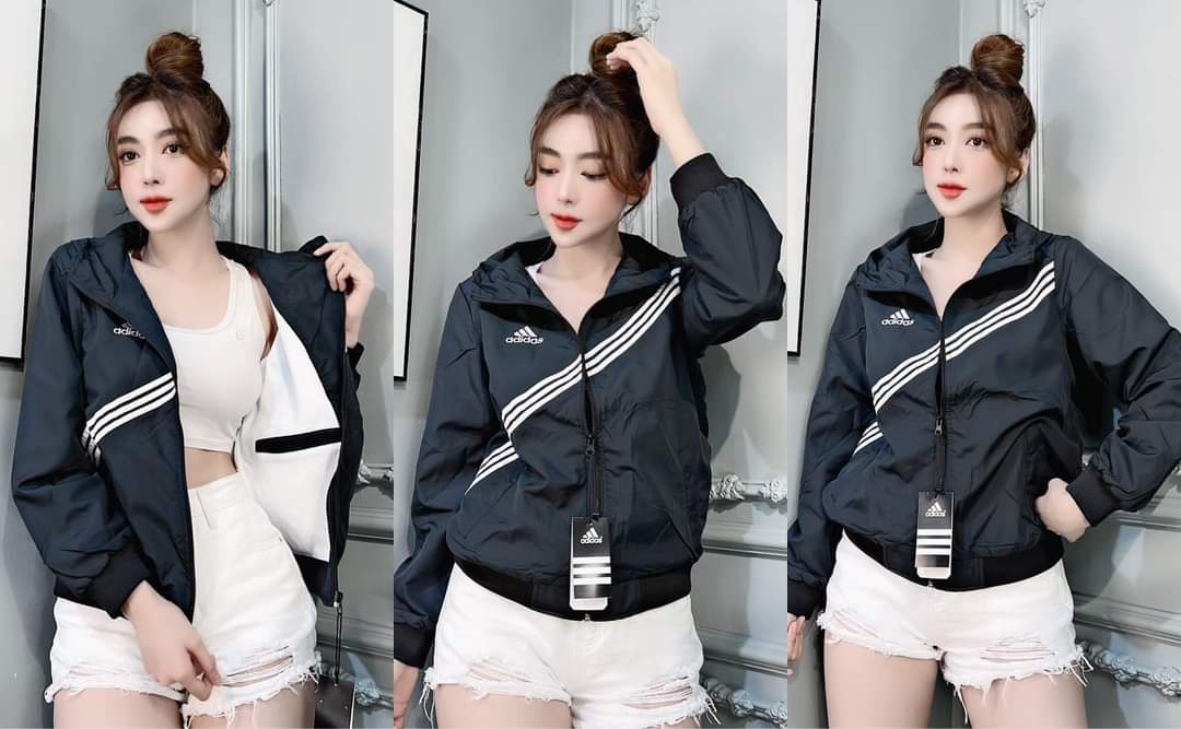 [HCM]Áo Khoác Dù Nữ 2 Lớp - SP y Hình