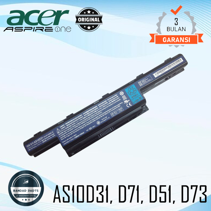 Baterai Laptop Acer Aspire AS10D81 AS10D31 AS10D3E AS10D41 AS10D51