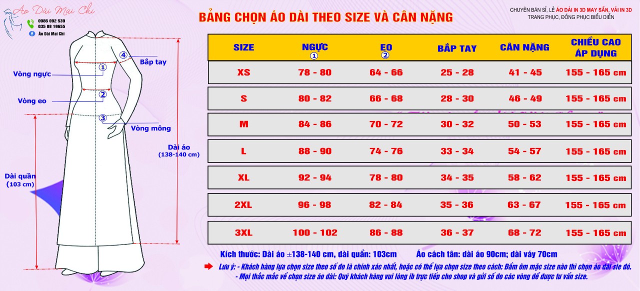 Bộ áo dài hoa nhí đỏ CH1