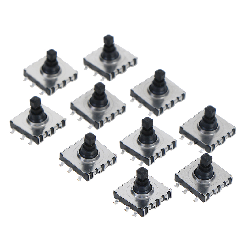 【TopazTrove】10pcs/lot 10*10*9 SMD 5 Five Way Switch Multi-function ...