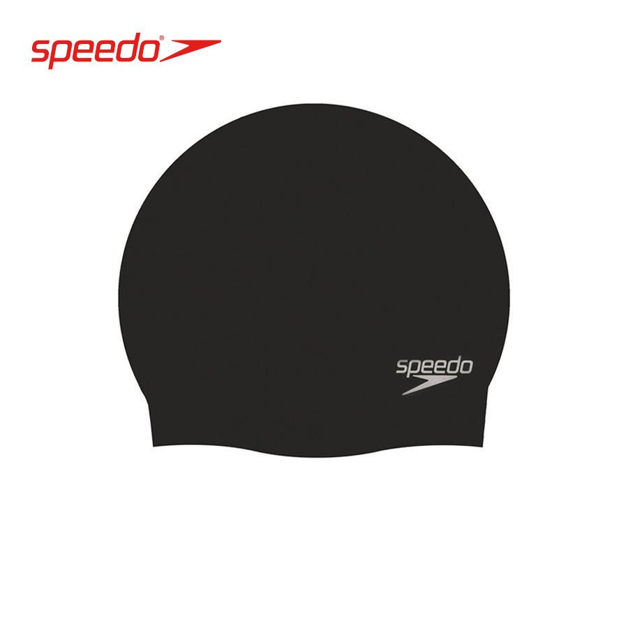 Speedo nón bơi người lớn unisex silc moud cap au black 8-709849097