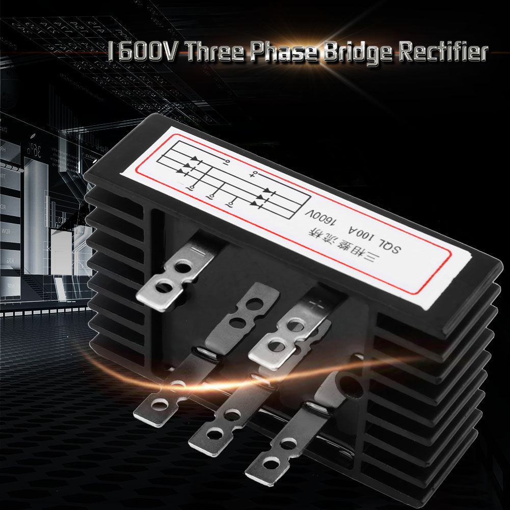 Rectifier Three Phase Rectifier Diode Good Heat Dissipation for Relay Microcontroller Transistor Electric Motor