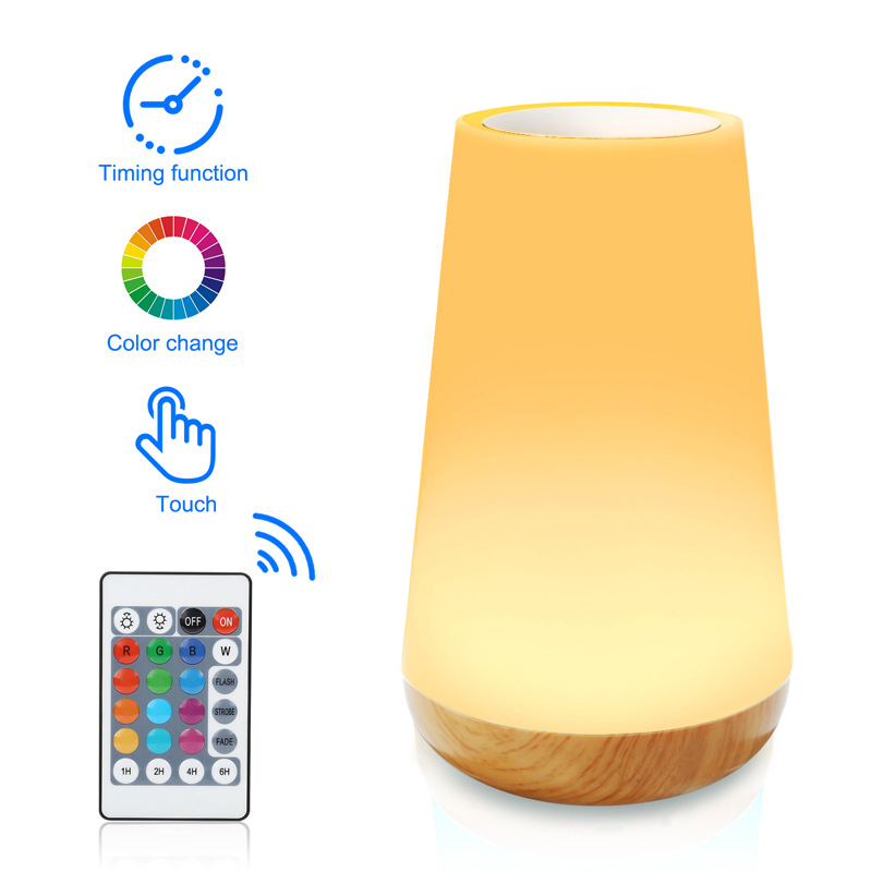 Table lamp Nightlight Bedroom bedside lamp Paipai colorful atmosphere lamp Bar ambience light