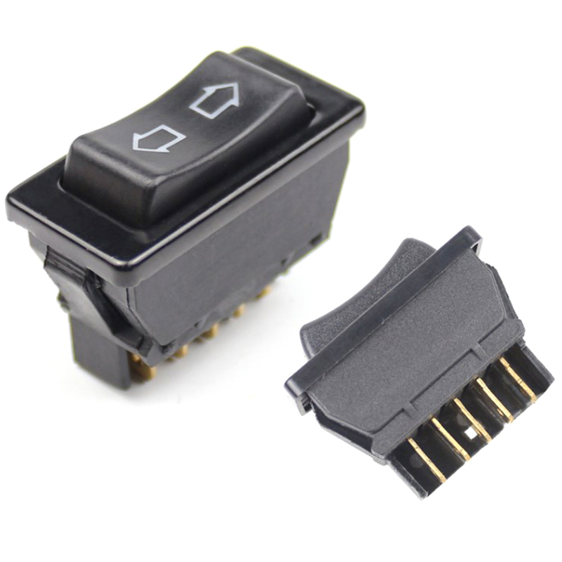 Universal 12V 20A 2 Way Momentary Electric Window Aerial Up Down Rocker Switch Car Aerial Push Fit. 